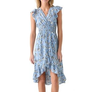 June & Hudson Light Blue Floral Dress